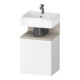 Duravit Waschtischunterschrank Qatego 44x35x64,5cm, 1 T, T. re, Tau matt/we ma-1