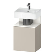 Duravit Waschtischunterschrank Qatego 44x35x64,5cm, 1 T, T re, we Hgl/taupe ma-1
