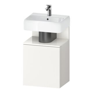 Duravit Waschtischunterschrank Qatego 44x35x64,5cm, 1 T, T. re, we hgl/we matt