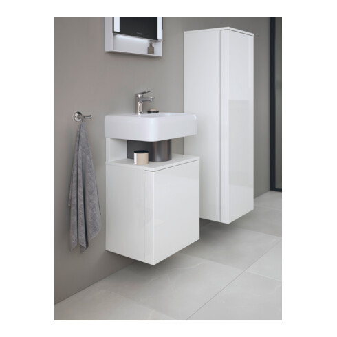 Duravit Waschtischunterschrank Qatego 44x35x64,5cm, 1 T., T. re, we Hochglanz
