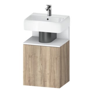 Duravit Waschtischunterschrank Qatego 44x35x64,5cm, 1 T, T re, we m/Eich marm.