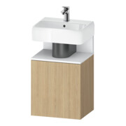 Duravit Waschtischunterschrank Qatego 44x35x64,5cm, 1 T., T. re, we m/Eich Nat-1