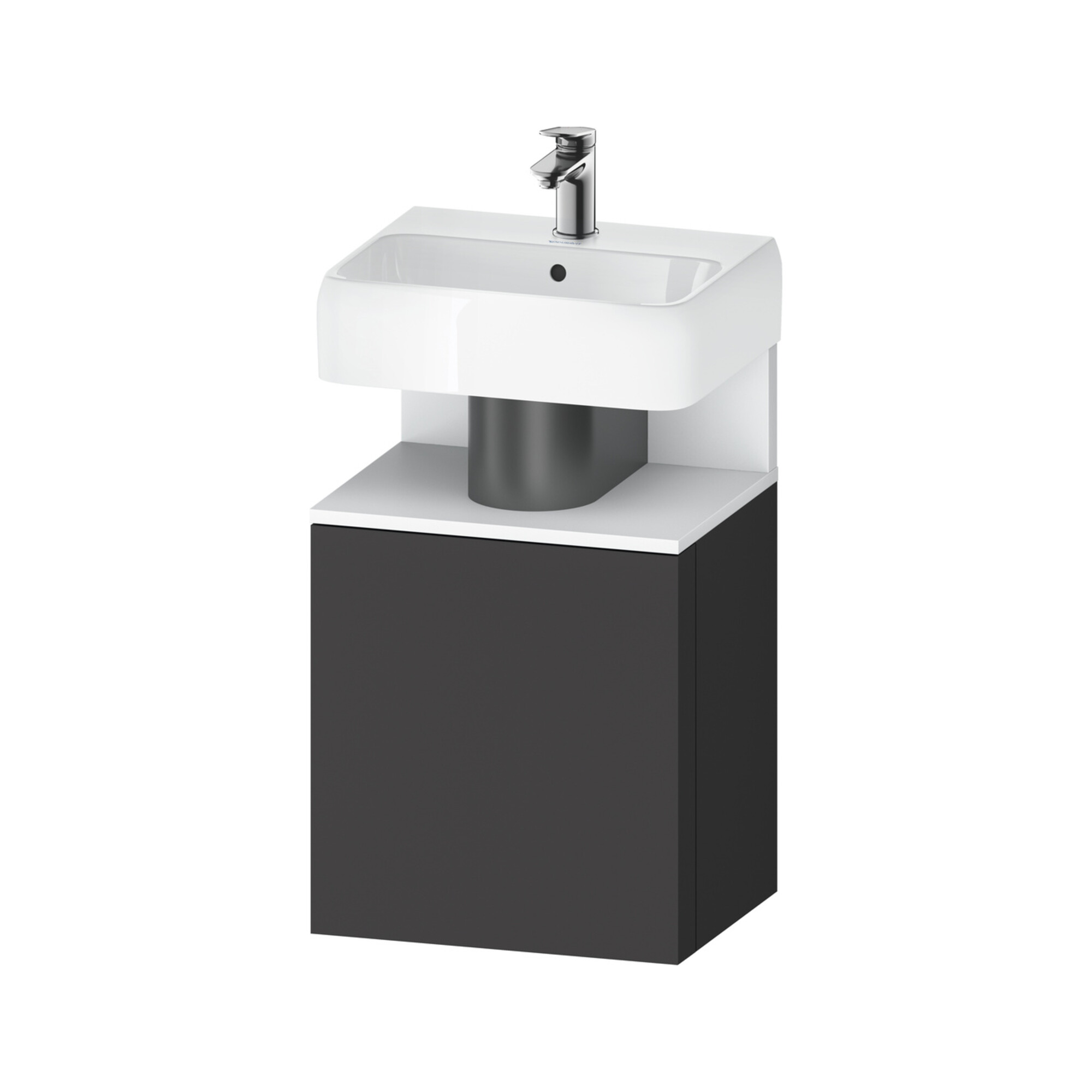 Duravit Waschtischunterschrank Qatego 44x35x64,5cm, 1 T., T. re, we m/Grap ma