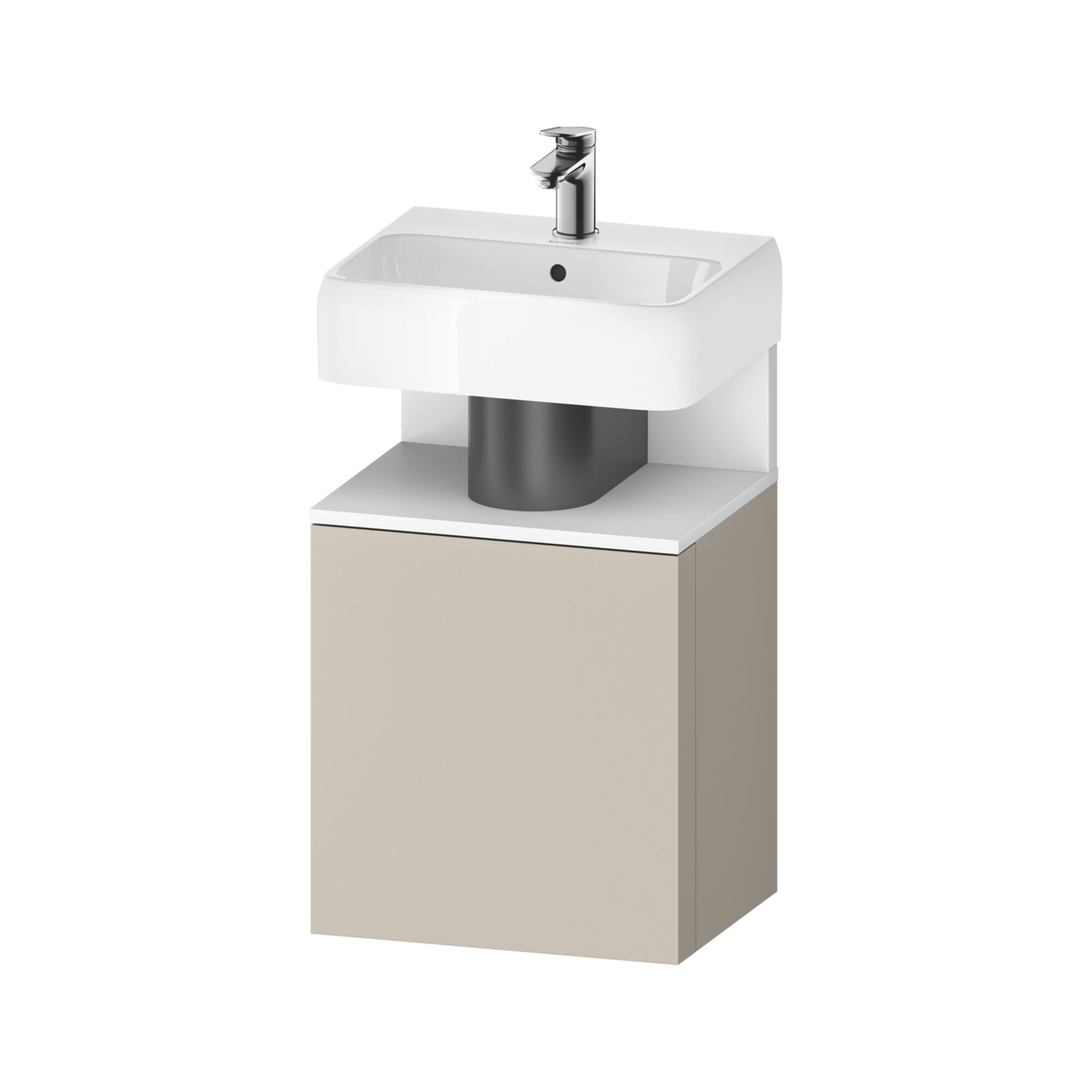Duravit Waschtischunterschrank Qatego 44x35x64,5cm, 1 T., T. re, we m/tau matt