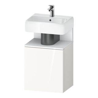 Duravit Waschtischunterschrank Qatego 44x35x64,5cm, 1 T, T. re, we matt/we hgl