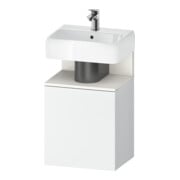 Duravit Waschtischunterschrank Qatego 44x35x64,5cm, 1 T, T re, we matt/weiß ma