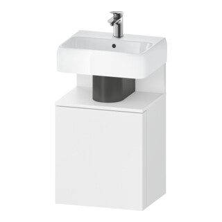 Duravit Waschtischunterschrank Qatego 44x35x64,5cm, 1 T., T. rechts, weiß matt