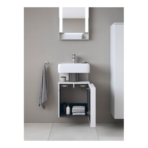 Duravit Waschtischunterschrank Qatego 44x35x64,5cm, 1 T., T. rechts, weiß matt