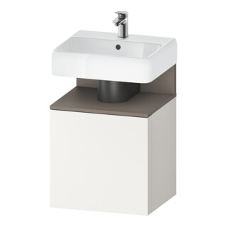 Duravit Waschtischunterschrank Qatego 49x42x64,5cm, 1 T, T l, ba matt/we matt