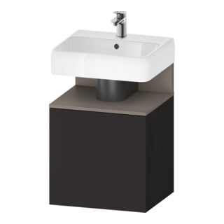 Duravit Waschtischunterschrank Qatego 49x42x64,5cm, 1 T, T l, bas. m/Grap matt