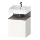 Duravit Waschtischunterschrank Qatego 49x42x64,5cm, 1 T, T l, bas. matt/we hgl-1