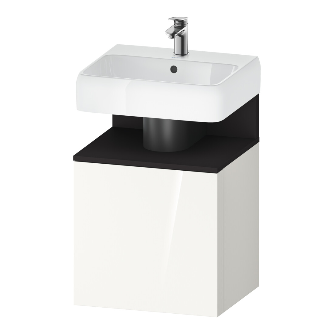 Duravit Waschtischunterschrank Qatego 49x42x64,5cm, 1 T, T l, gra m/we hgl