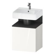 Duravit Waschtischunterschrank Qatego 49x42x64,5cm, 1 T, T l, gra matt/we hgl-1