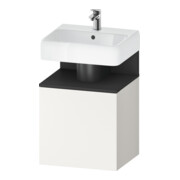 Duravit Waschtischunterschrank Qatego 49x42x64,5cm, 1 T, T l, gra matt/we matt