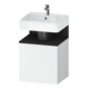 Duravit Waschtischunterschrank Qatego 49x42x64,5cm, 1 T, T l, gra matt/weiß ma-1