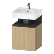 Duravit Waschtischunterschrank Qatego 49x42x64,5cm, 1 T, T l, graph m/Eich Nat-1
