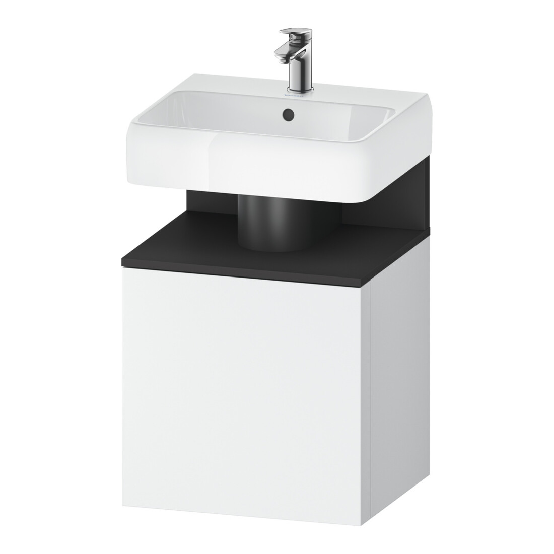 Duravit Waschtischunterschrank Qatego 49x42x64,5cm, 1 T, T l, graph matt/we ma