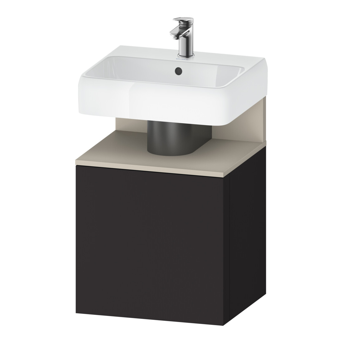Duravit Waschtischunterschrank Qatego 49x42x64,5cm, 1 T, T l, T m/Gr matt