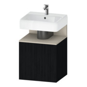 Duravit Waschtischunterschrank Qatego 49x42x64,5cm, 1 T, T l, T matt/Eiche sw