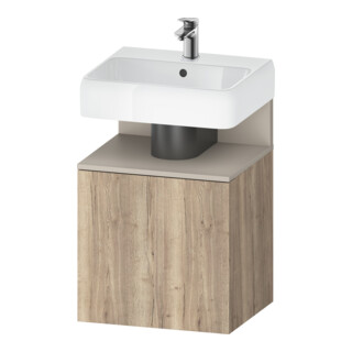Duravit Waschtischunterschrank Qatego 49x42x64,5cm, 1 T, T l, Tau m/Eich marm.