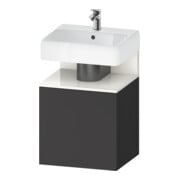 Duravit Waschtischunterschrank Qatego 49x42x64,5cm, 1 T, T l, w Hgl/Graphit ma