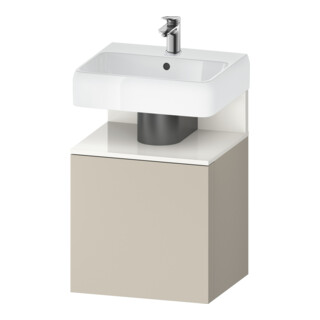 Duravit Waschtischunterschrank Qatego 49x42x64,5cm, 1 T, T l, w Hgl/taupe matt