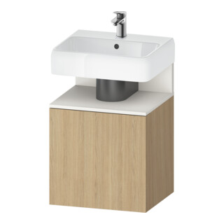 Duravit Waschtischunterschrank Qatego 49x42x64,5cm, 1 T, T l, w matt/Eiche Nat