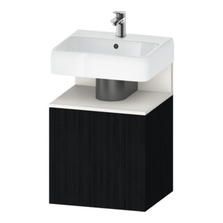 Duravit Waschtischunterschrank Qatego 49x42x64,5cm, 1 T, T l, we matt/Eiche sw