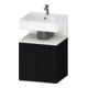 Duravit Waschtischunterschrank Qatego 49x42x64,5cm, 1 T, T l, we matt/Eiche sw-1