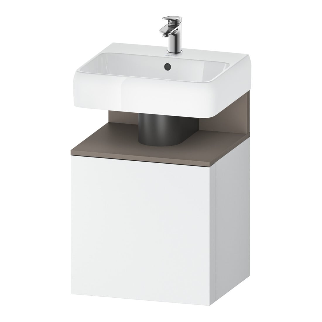 Duravit Waschtischunterschrank Qatego 49x42x64,5cm, 1 T, T li, bas. matt/we ma