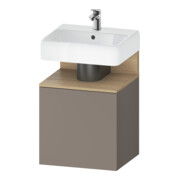 Duravit Waschtischunterschrank Qatego 49x42x64,5cm, 1 T., T. li, Ei nat/b matt