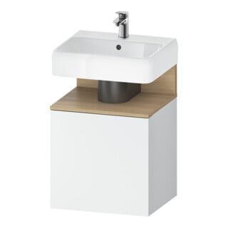 Duravit Waschtischunterschrank Qatego 49x42x64,5cm, 1 T, T. li, Ei nat/weiß ma