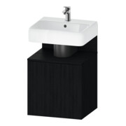 Duravit Waschtischunterschrank Qatego 49x42x64,5cm, 1 T., T. li, Eiche schwarz-1