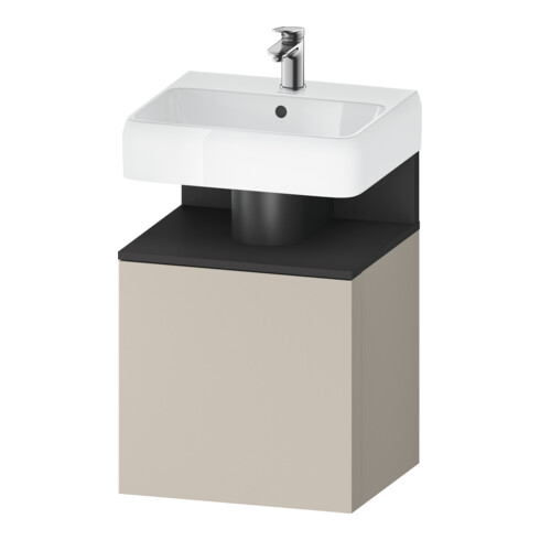 Duravit Waschtischunterschrank Qatego 49x42x64,5cm, 1 T, T. li, graph m/tau ma