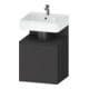 Duravit Waschtischunterschrank Qatego 49x42x64,5cm, 1 T., T. li, Graphit matt-1