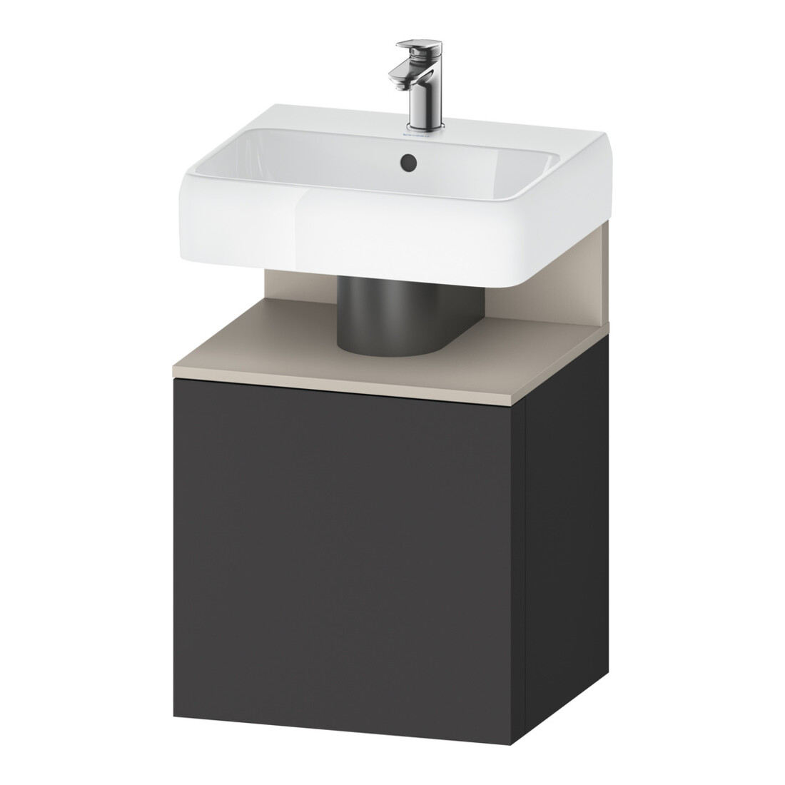 Duravit Waschtischunterschrank Qatego 49x42x64,5cm, 1 T., T. li, Tau m/Grap ma