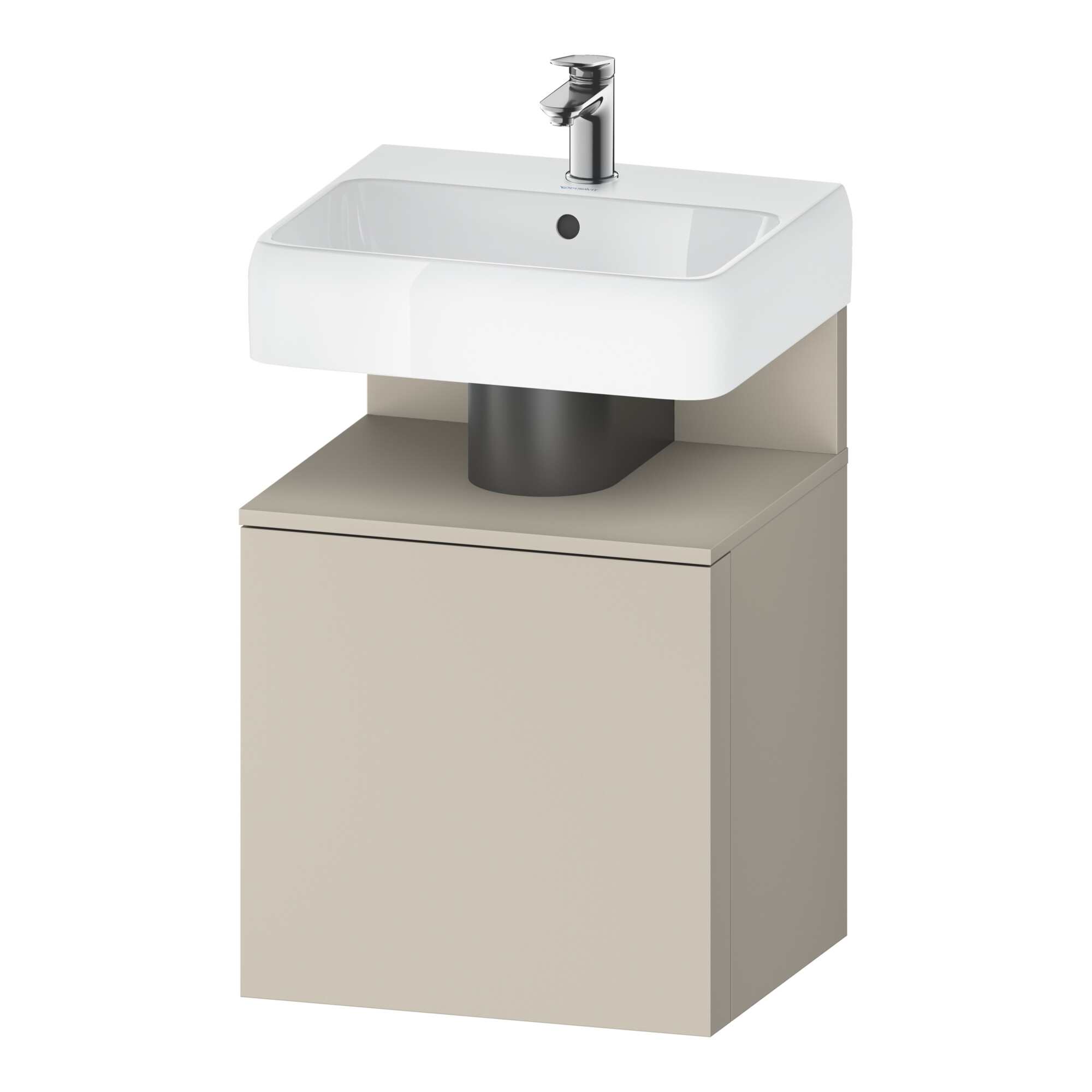 Duravit Waschtischunterschrank Qatego 49x42x64,5cm, 1 T., T. li, Tau supermatt