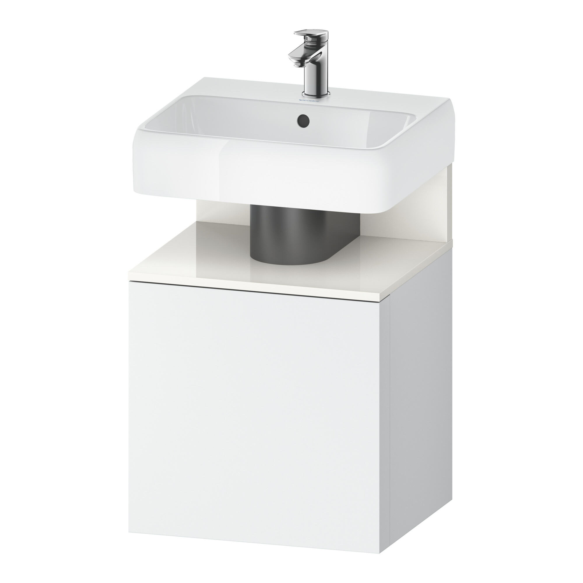 Duravit Waschtischunterschrank Qatego 49x42x64,5cm, 1 T., T. li, we hgl/we ma