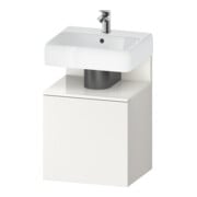 Duravit Waschtischunterschrank Qatego 49x42x64,5cm, 1 T, T. li, we hgl/we matt