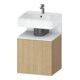 Duravit Waschtischunterschrank Qatego 49x42x64,5cm, 1 T., T. li, we m/Eich Nat-1