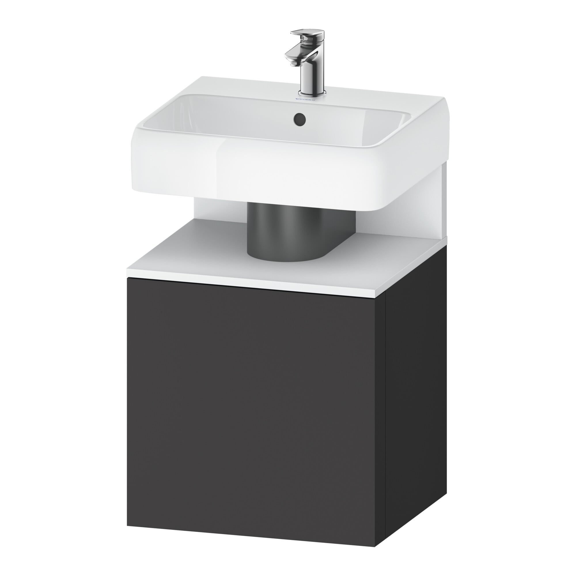 Duravit Waschtischunterschrank Qatego 49x42x64,5cm, 1 T., T. li, we m/Grap ma