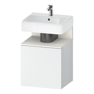 Duravit Waschtischunterschrank Qatego 49x42x64,5cm, 1 T, T li, we matt/weiß ma