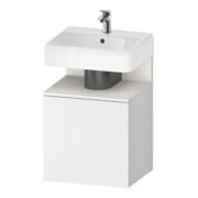 Duravit Waschtischunterschrank Qatego 49x42x64,5cm, 1 T, T li, we matt/weiß ma