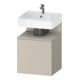 Duravit Waschtischunterschrank Qatego 49x42x64,5cm, 1 T., T. links, taupe matt-1