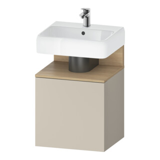 Duravit Waschtischunterschrank Qatego 49x42x64,5cm, 1 T, T r, E nat/taupe matt