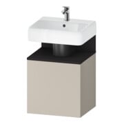 Duravit Waschtischunterschrank Qatego 49x42x64,5cm, 1 T, T r, gra m/ta ma