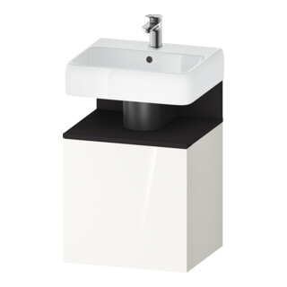 Duravit Waschtischunterschrank Qatego 49x42x64,5cm, 1 T, T r, gra m/we hgl