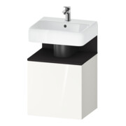 Duravit Waschtischunterschrank Qatego 49x42x64,5cm, 1 T, T r, gra m/we hgl