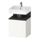 Duravit Waschtischunterschrank Qatego 49x42x64,5cm, 1 T, T r, gra matt/we hgl-1