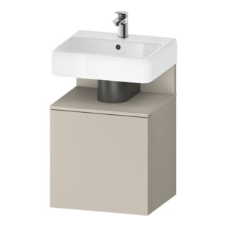 Duravit Waschtischunterschrank Qatego 49x42x64,5cm, 1 T, T r, T matt/taupe ma
